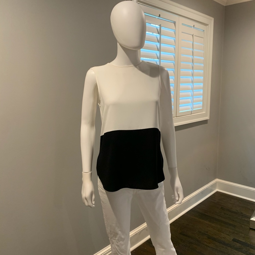 Zara Sleeveless Drop Waist Blouse